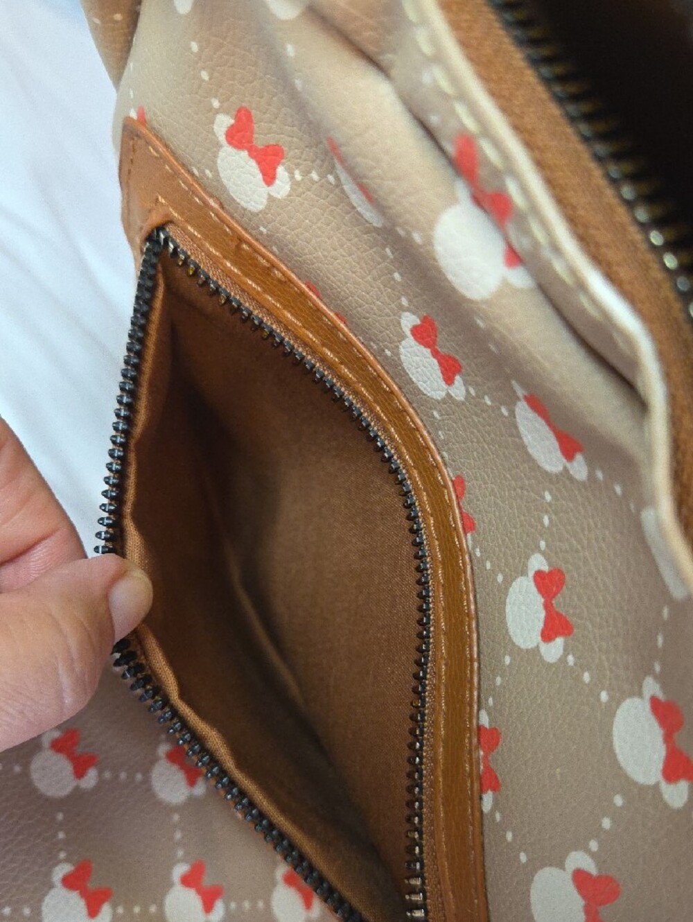Disney Beige Patterned Mini Backpack and Wallet Set - Picture 6 of 8